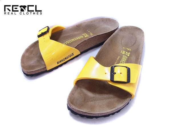 実際に弊社で買取させて頂いたBIRKENSTOCK/ビルケンシュトック サンダル イエロー 24.0