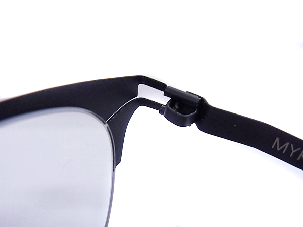 実際に弊社で買取させて頂いたMYKITA/マイキータ 眼鏡/度あり フルリム メガネフレーム 黒の画像 3枚目