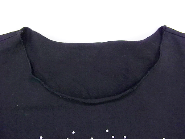 実際に弊社で買取させて頂いたルシアンペラフィネ スタッズ/スカル半袖Tシャツ ブラック/Mの画像 6枚目