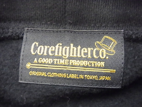 実際に弊社で買取させて頂いたCORE FIGHTER/コアファイター 38-25 プリントジップパーカー Sの画像 2枚目