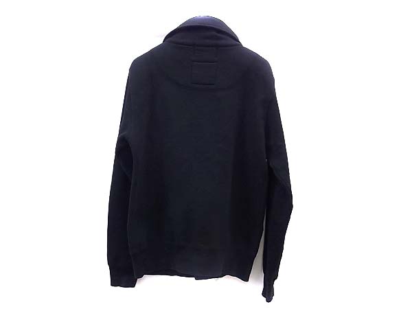 実際に弊社で買取させて頂いたCABANE de ZUCCa/カバンドズッカ スウェットライダース 黒/Mの画像 1枚目