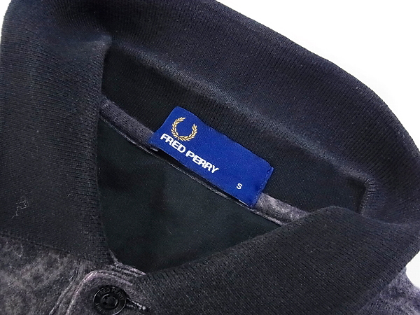 実際に弊社で買取させて頂いたFRED PERRY/フレッドペリー ペイズリー柄/半袖ポロシャツ Sの画像 5枚目