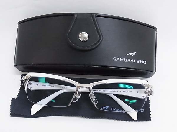 実際に弊社で買取させて頂いたSAMURAI SHO/サムライ翔 メガネフレーム/2015年モデル/SS-T24の画像 7枚目
