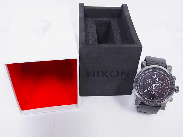 実際に弊社で買取させて頂いたNIXON/ニクソン THE MAGNACON/マグナコン ブラック/A4581886の画像 7枚目