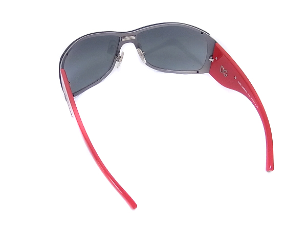 実際に弊社で買取させて頂いたD&G/ドルチェ&ガッバーナ サングラス DG2061 418/88 レッドの画像 2枚目