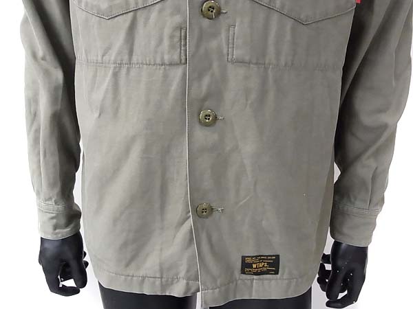 実際に弊社で買取させて頂いたWTAPS/ダブルタップス 11AW JOHN DOE ミリタリージャケット/3の画像 3枚目