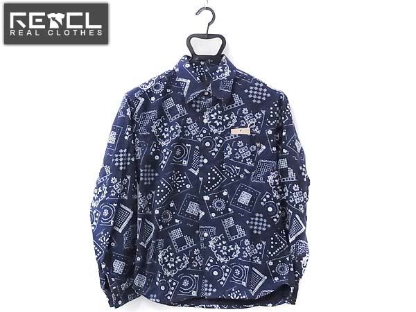 実際に弊社で買取させて頂いたRATS/ラッツ 16SS PRINT FLANNEL SHIRT/バンダナ柄ネルシャツ S