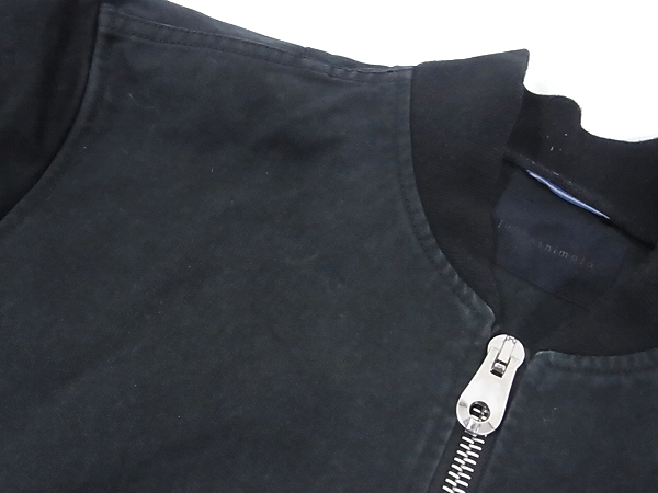 実際に弊社で買取させて頂いたJUNHASHIMOTO/ジュンハシモト MA-1 15SS 厚手ブルゾン 黒/3の画像 5枚目