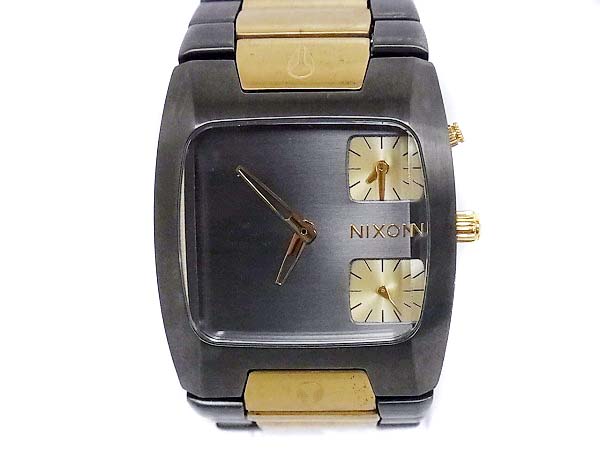 実際に弊社で買取させて頂いたNIXON/ニクソン THE BANKS/バンクス サンプル 腕時計/A060595の画像 2枚目