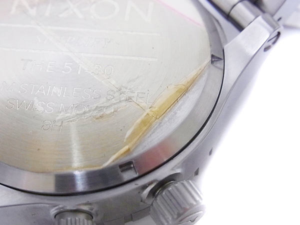 実際に弊社で買取させて頂いたNIXON/ニクソン 51-30 クロノタイド クォーツ/腕時計/A057000の画像 5枚目