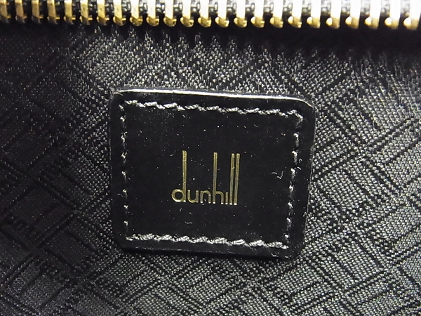 実際に弊社で買取させて頂いたdunhill/ダンヒル セカンドバッグ/手持ち/カバン ブラック/黒の画像 6枚目