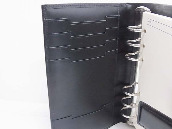 実際に弊社で買取させて頂いたdunhill/ダンヒル ビジネス レザー/名刺入れ ブラック 手帳の画像 6枚目