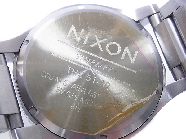 実際に弊社で買取させて頂いたNIXON/ニクソン 51-30 クロノタイド クォーツ/腕時計/A057000の画像 3枚目