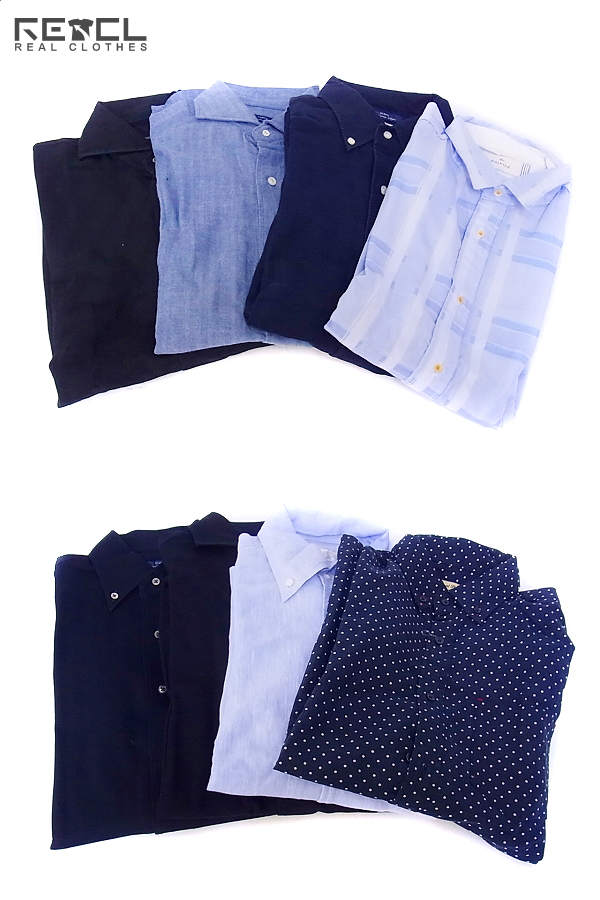 実際に弊社で買取させて頂いたエディフィス/シップス他 ポロシャツ/長袖シャツ等 8点セット