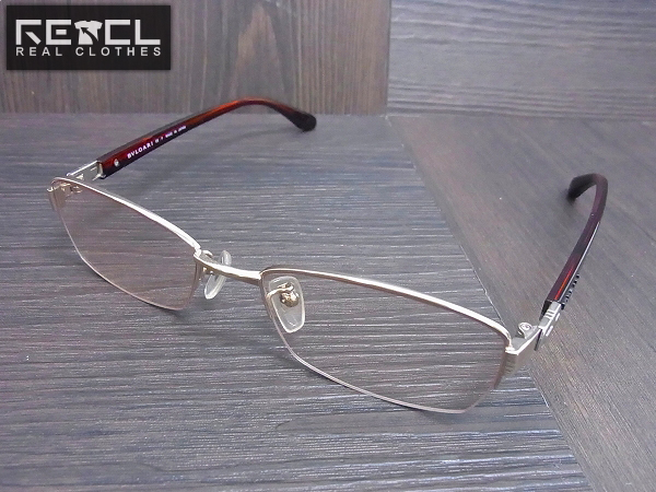 実際に弊社で買取させて頂いたBVLGARI/ブルガリ スクエア型 眼鏡/メガネフレーム BV1044T