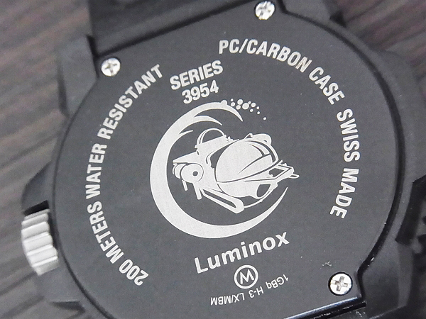 実際に弊社で買取させて頂いたルミノックス ネイビーシールズ Colormark Scott Cassell/3954の画像 4枚目