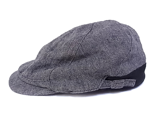実際に弊社で買取させて頂いたCA4LA/カシラ 麻 ハンチング帽子 日本製 グレー系 メンズの画像 2枚目