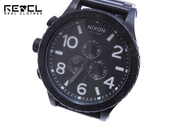 実際に弊社で買取させて頂いたNIXON/ニクソン THE 51-30 CHRONO クロノグラフ A083-001