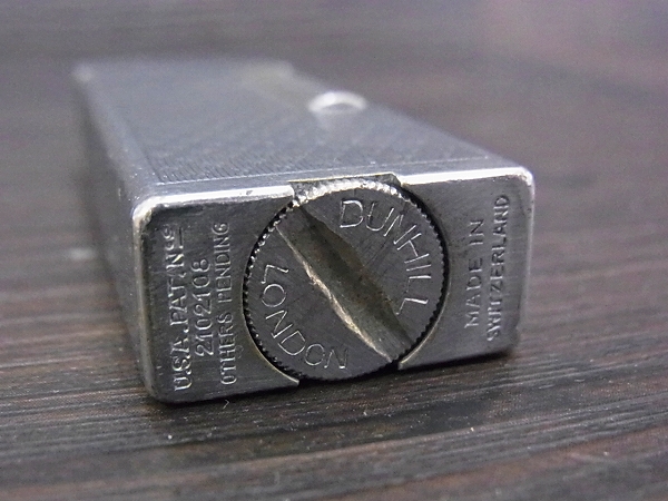 実際に弊社で買取させて頂いたDUNHILL/ダンヒル ビンテージ ROLLALITE オイルライター 銀の画像 4枚目