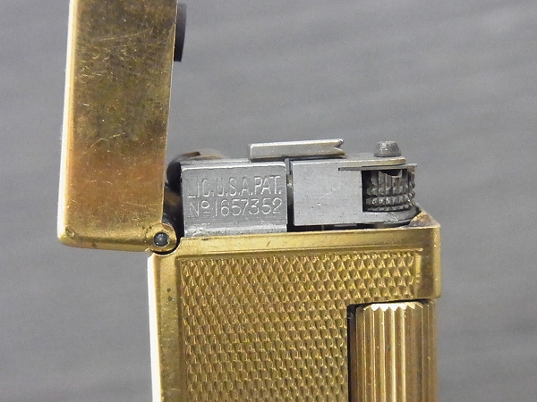 実際に弊社で買取させて頂いたdunhill/ダンヒル ヴィンテージ オイルライター ゴールドの画像 5枚目