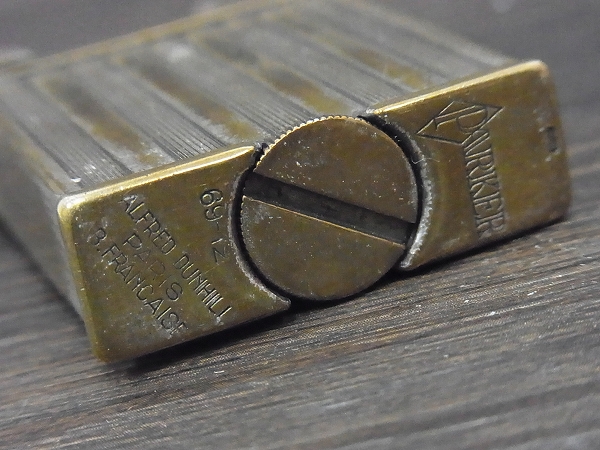 実際に弊社で買取させて頂いたALFRED DUNHILL 30'S PARKER ビンテージライター フランス製の画像 2枚目