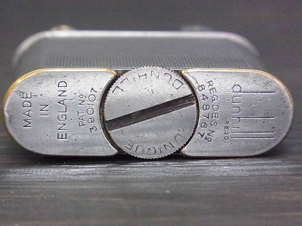 実際に弊社で買取させて頂いたDUNHILL/ダンヒル UNIQUE/ユニーク ビンテージオイルライターの画像 3枚目