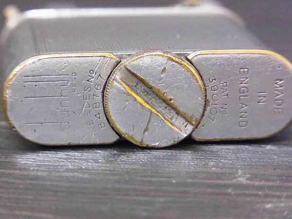 実際に弊社で買取させて頂いたdunhill/ダンヒル UNIQUE ビンテージ ダブルホイールライターの画像 6枚目