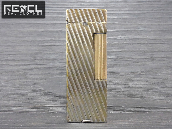 実際に弊社で買取させて頂いたdunhill/ダンヒル 1950年代 ビンテージ オイルライター 金貼り
