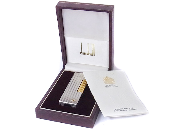 実際に弊社で買取させて頂いたdunhill/ダンヒル SWISS MADE ライン スリム ガスライターの画像 8枚目