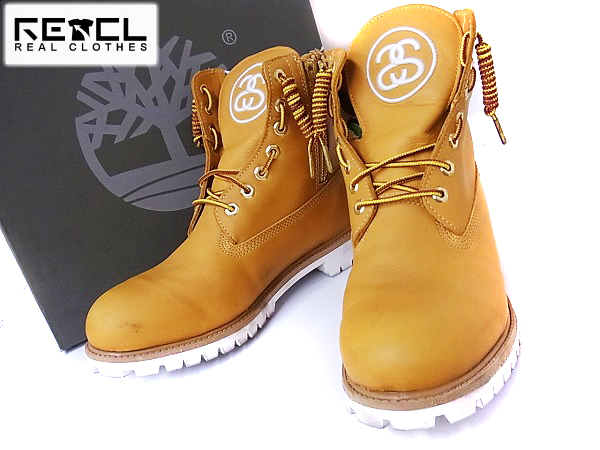 実際に弊社で買取させて頂いたSTUSSY×Timberland プレミアムジップブーツ ウィート6237A/28.5