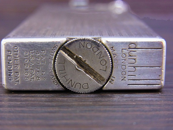 実際に弊社で買取させて頂いたDUNHILL/ダンヒル オールド ハンディーポケット オイルライターの画像 6枚目