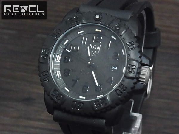 実際に弊社で買取させて頂いたルミノックス ネイビーシールズ ブラックアウト/3050/3950