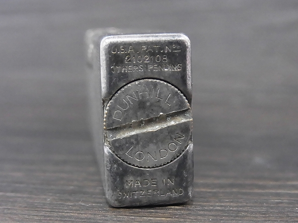 実際に弊社で買取させて頂いたDUNHILL LONDON/ダンヒル 1940年代頃 ビンテージライター 銀の画像 2枚目