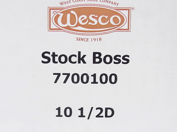 実際に弊社で買取させて頂いたWESCO/ウエスコ StockBOSS/ストック エンジニアブーツ US10.5Dの画像 9枚目