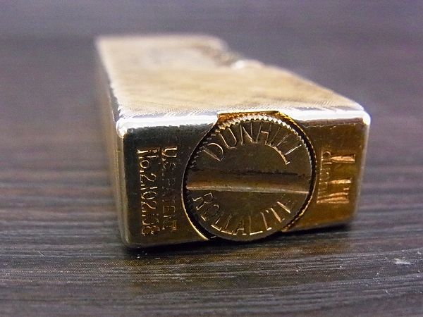 実際に弊社で買取させて頂いたダンヒル JAG刻印 ローラライト ビンテージ オイルライターの画像 4枚目