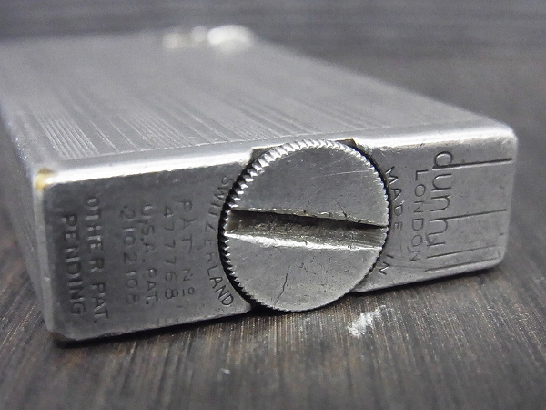 実際に弊社で買取させて頂いたdunhill LONDON スクエアボーイ オールド オイルライターの画像 4枚目