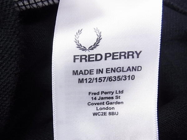 実際に弊社で買取させて頂いたFRED PERRY/フレッドペリー ラインポロシャツ 英国製 M12N/38の画像 3枚目