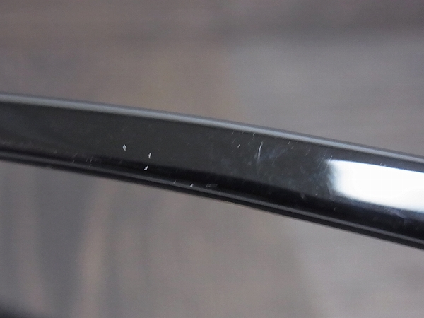 実際に弊社で買取させて頂いた白山眼鏡 眼鏡/メガネ 眼鏡フレーム 1975年復刻版 ブラックの画像 6枚目