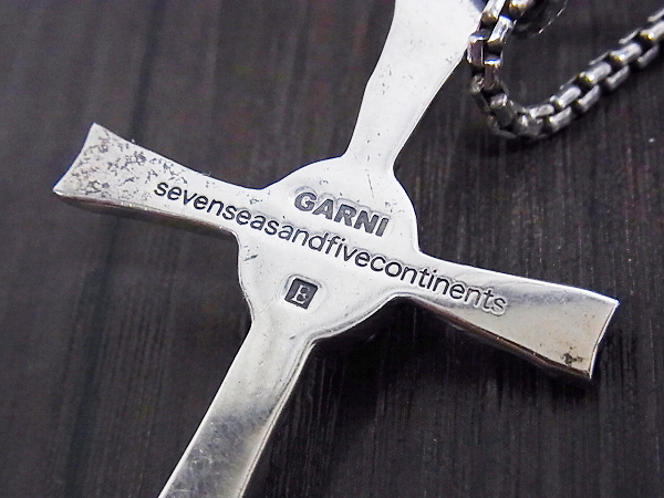 実際に弊社で買取させて頂いたGARNI/ガルニ シルバークロストップ/ペンダント ターコイズ の画像 1枚目