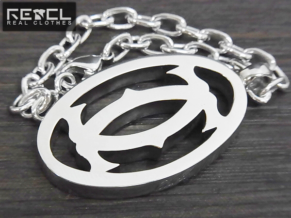 実際に弊社で買取させて頂いたCartier/カルティエ ダブルC ロゴ モチーフキーリング/チェーン