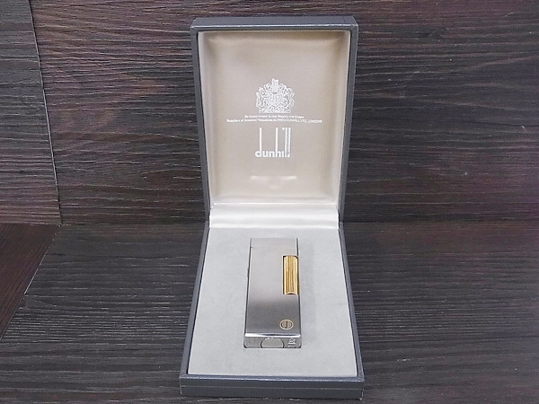 実際に弊社で買取させて頂いたdunhill/ダンヒル デュポン シルバー×ゴールド ガスライター の画像 8枚目