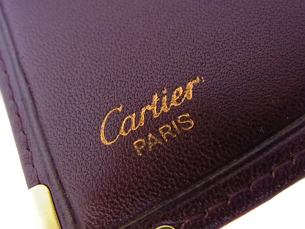 実際に弊社で買取させて頂いたCartier/カルティエ マストライン 二つ折り長財布/K47782の画像 5枚目