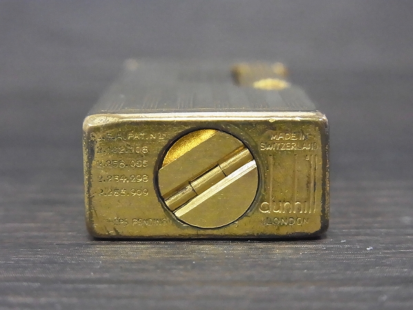 実際に弊社で買取させて頂いたdunhill/ダンヒル 1940年代 ヴィンテージ オイルライター 金の画像 2枚目