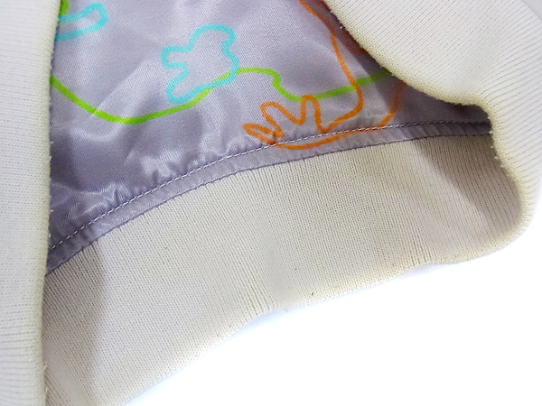 実際に弊社で買取させて頂いたルシアンペラフィネ バックスカル刺繍　MA-1ブルゾン/Mの画像 7枚目