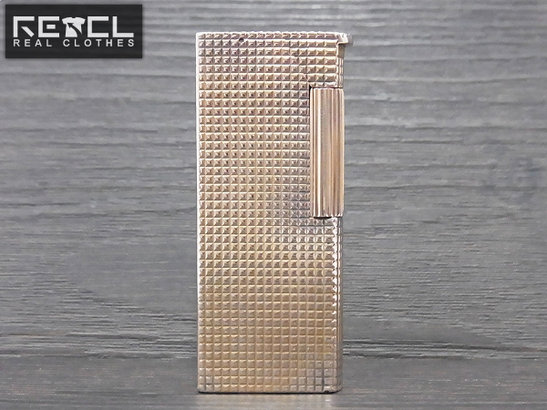 実際に弊社で買取させて頂いたdunhill/ダンヒル ビンテージ 925銀無垢 金張り ガスライター