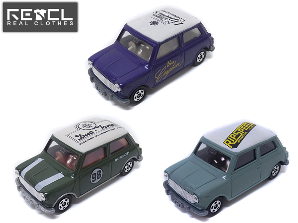 実際に弊社で買取させて頂いたトミカ 日本製BLMCミニクーパーS/Mk-Ⅲ 1/50 F8/Lipton's他/3点