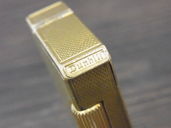 実際に弊社で買取させて頂いたdunhill/ダンヒル イングランド製 ビンテージ ガスライター 金の画像 6枚目