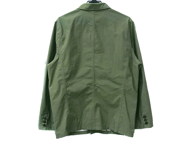 実際に弊社で買取させて頂いたルシアンペラフィネ スカル刺繍等 ナイロンジャケット カーキ/Mの画像 1枚目