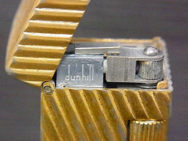 実際に弊社で買取させて頂いたDunhill/ダンヒル 卓上型ローラライト オイルライター ゴールドの画像 4枚目