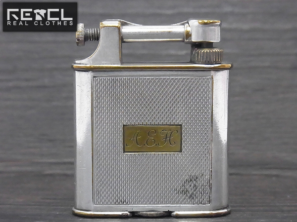 実際に弊社で買取させて頂いたダンヒル ビンテージ 1930年-40年 ダブルホイールライター 銀